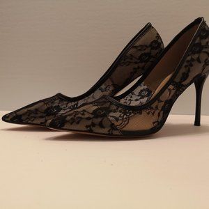 USED Lacy Stiletto Pumps